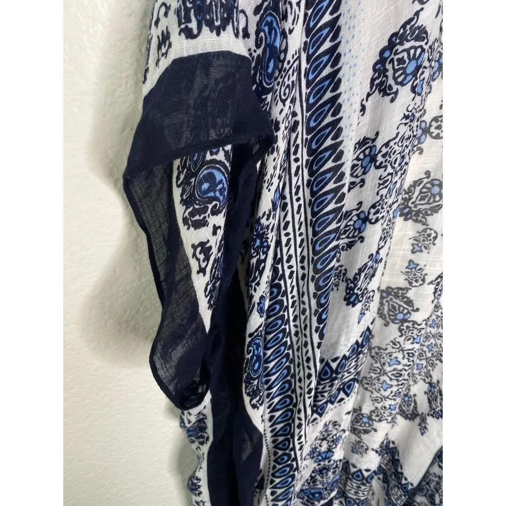 NWT Angie mixed boho print kimino longline lightweight cardigan open front